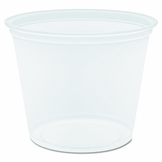 DART 550 Piece 2.9" Top and 2.1" Bottom Diameter, Clear Conex Complements Plastic Portion Cup, 5.5 oz.