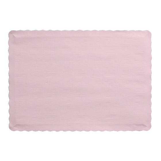 Creative Converting 863274B Paper Placemats, Classic Pink