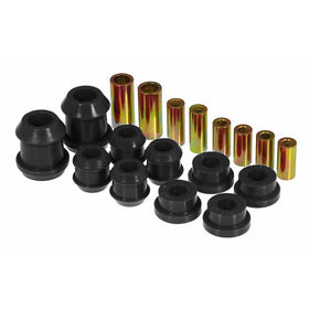 Prothane 8-203-BL Black Front Upper and Lower Control Arm Bushing Kit