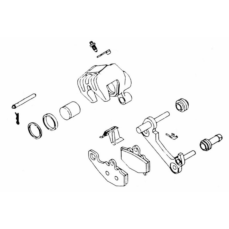 80-82 SUZUKI GS750E: K&L Brake Caliper Rebuild Kit