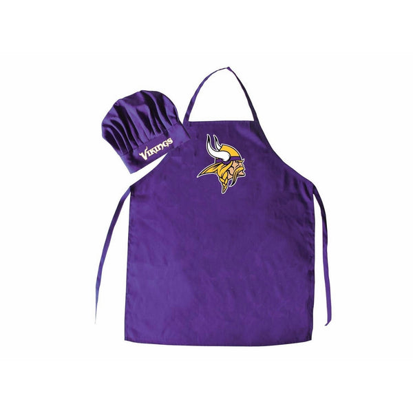 PSG INC NFL Sports Team Minnesota Vikings Apron and Chef Hat