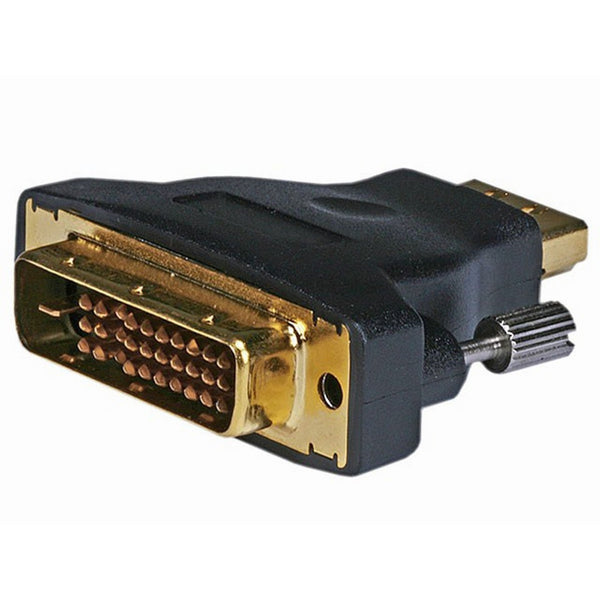 Monoprice 102689 M1-D (P&D) Male to HDMI Female Adapter, Gold Plated (102689)