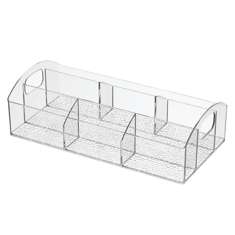 InterDesign Med - Makeup and Medicine Cabinet Catch All Organizer - Clear - 12 x 6 x 3.5 inches