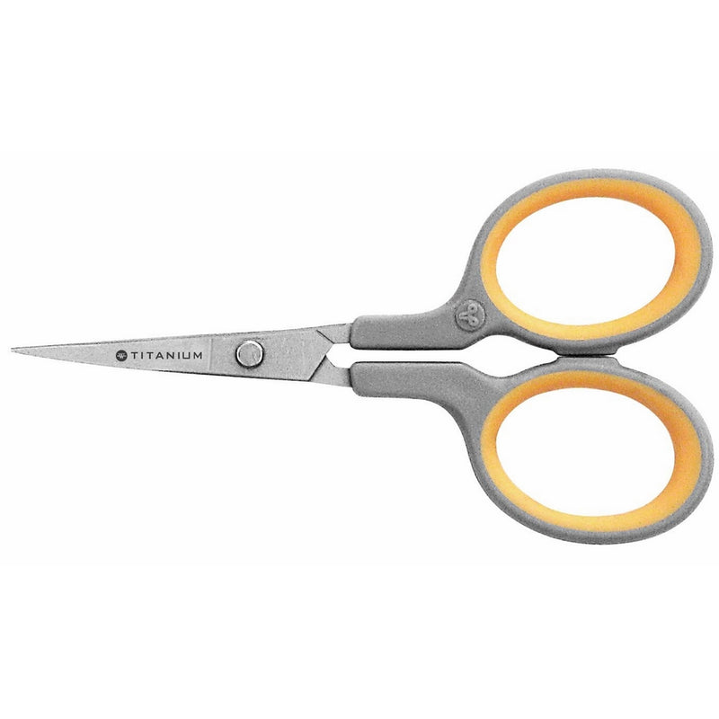 Westcott Sewing Titainum Bonded Straight Embroidery Scissors, 4"