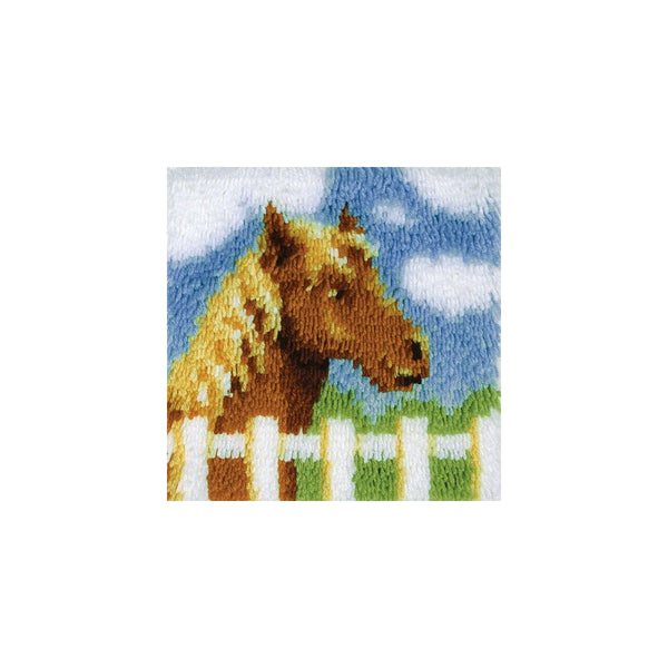 Wonderart Latch-Hook Kit, Pony, 12" X 12"
