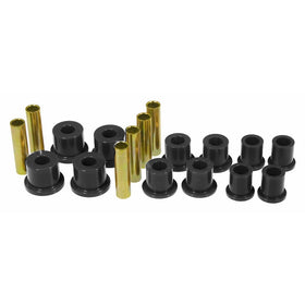 Prothane 6-1018-BL Black Rear Spring Eye and Shackle Bushing Kit