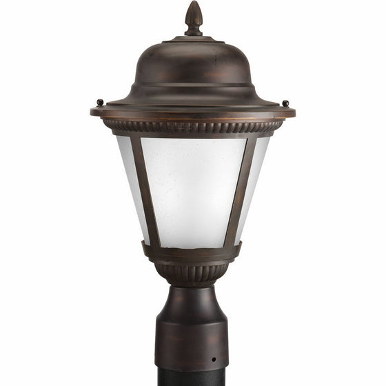 Progress Lighting P5445-2030K9 Westport 1 Light Post Lantern with AC LED Module, 9"