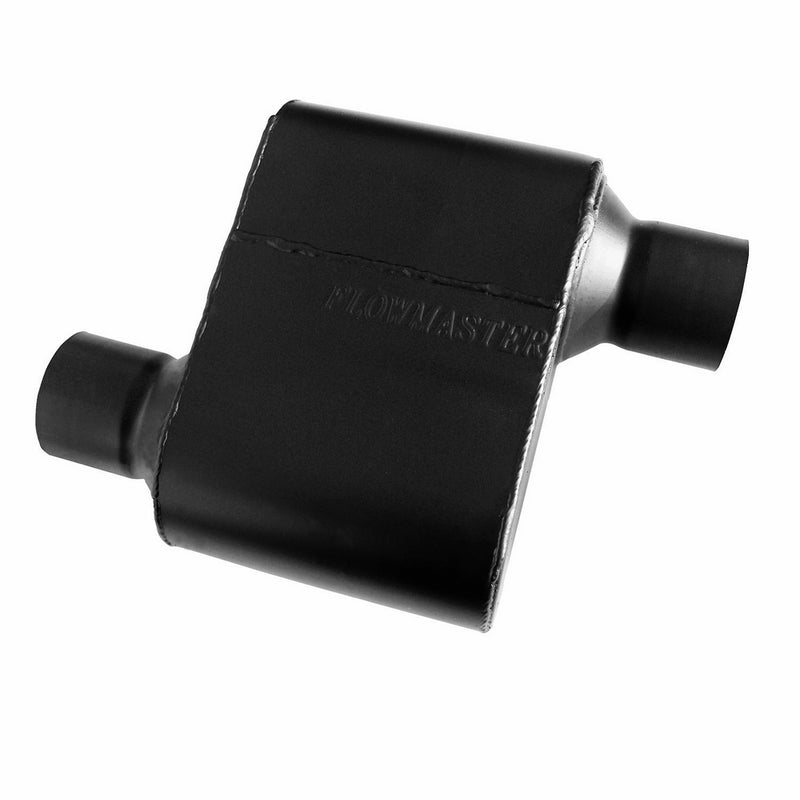 Flowmaster 842518 Super 10 Muffler 409S - 2.50 Offset IN/2.50 Offset OUT - Aggressive Sound