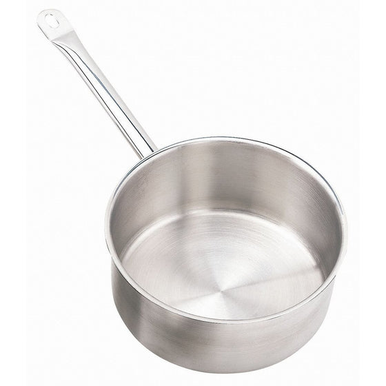 Crestware 7.625-Quart Stainless Steel Saute Pan with Pan Cover