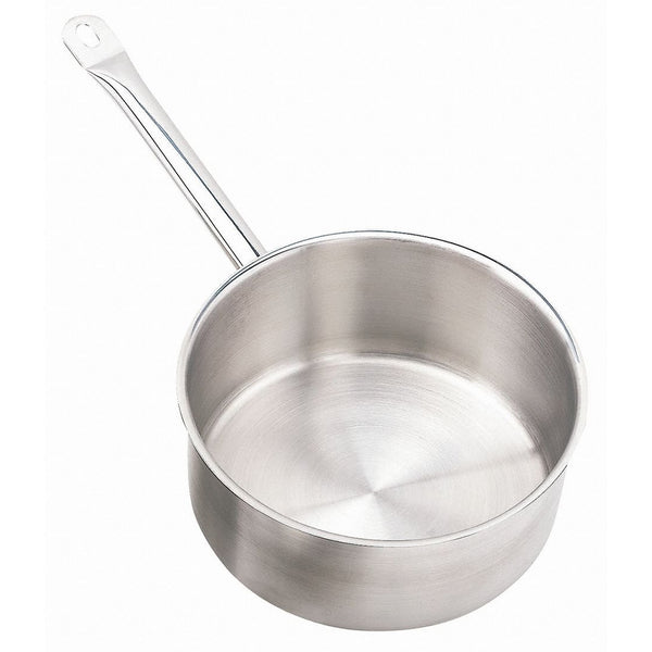 Crestware 7.625-Quart Stainless Steel Saute Pan with Pan Cover