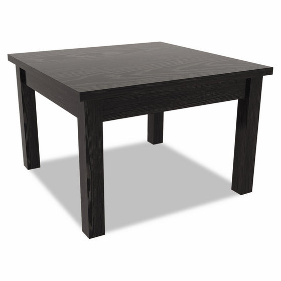 ALERA VA7520BK Valencia Series Occasional Table, Rectangle, 23-5/8w x 20d x 20-3/8h, Black