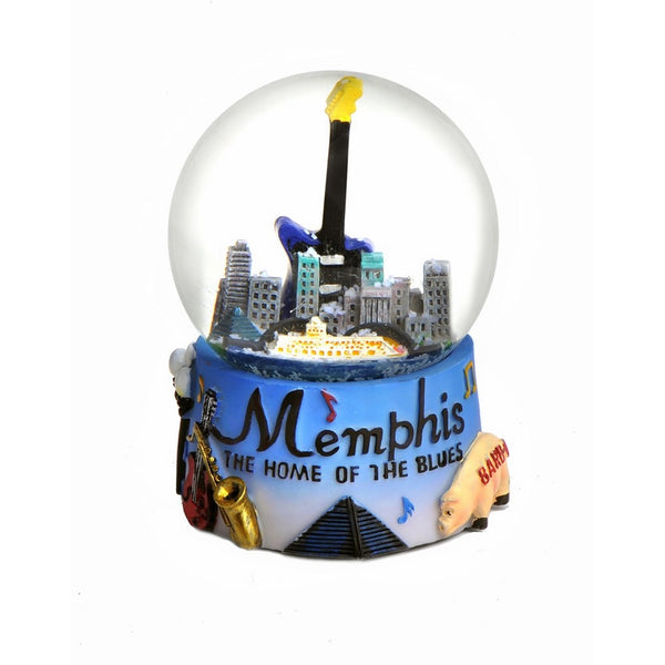 Memphis Tennessee Colorful Snow Globe 65mm