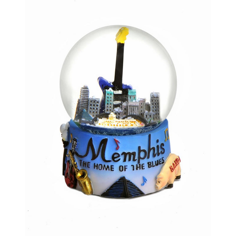 Memphis Tennessee Colorful Snow Globe 65mm