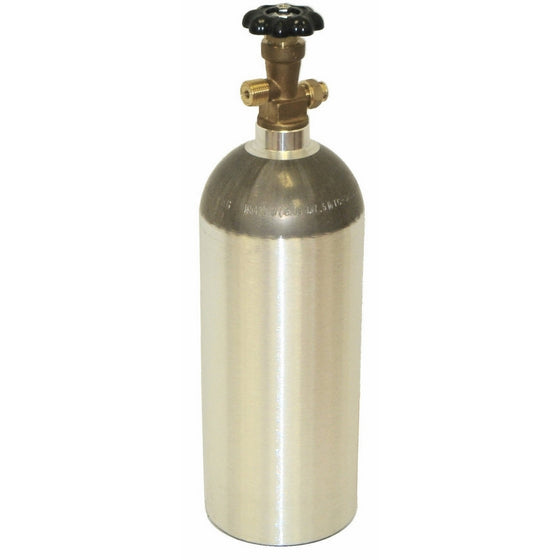 Luxfer CO2-5LB-LUXZebra DNA L6X Aluminum CO2 Tanks with CGA320 on/off Valve (5 LB, Brushed)