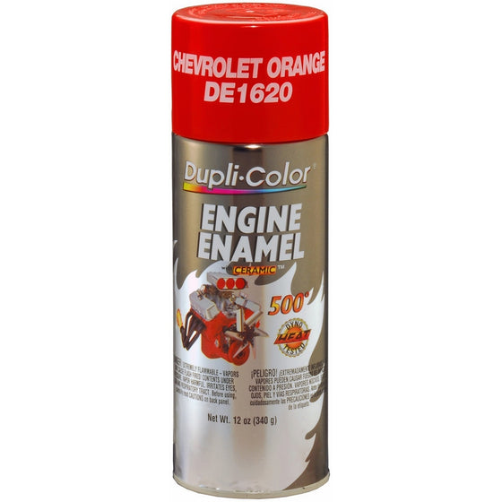 Dupli-Color EDE162007 Ceramic Chevrolet Orange Engine Paint - 12 oz.