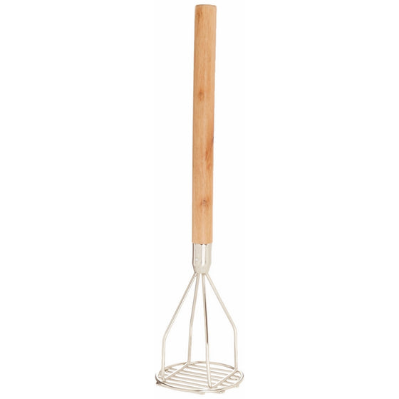 Winco PTM-18R Round Potato Masher, 4-Inch