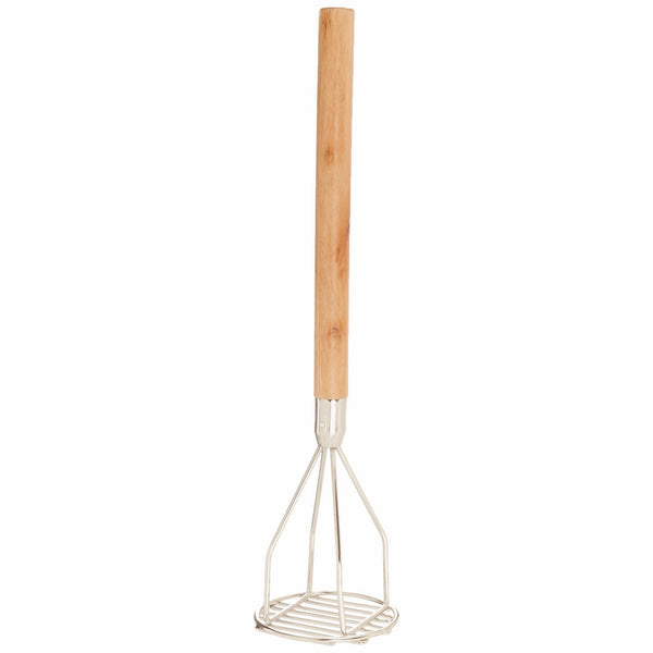 Winco PTM-18R Round Potato Masher, 4-Inch