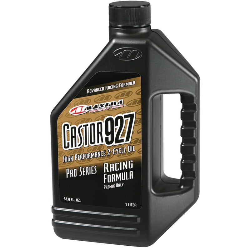 Maxima (23901) Castor 927 2-Stroke Premix Racing Oil - 1 Liter Bottle