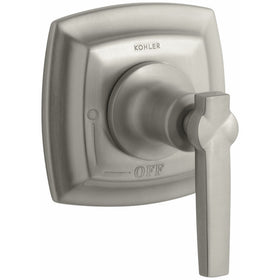 KOHLER K-T16241-4-BN Margaux Volume Control Trim with Lever Handle, Vibrant Brushed Nickel