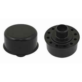 Mr. Gasket 9810BP Flat Black Push-On Style Breather Cover