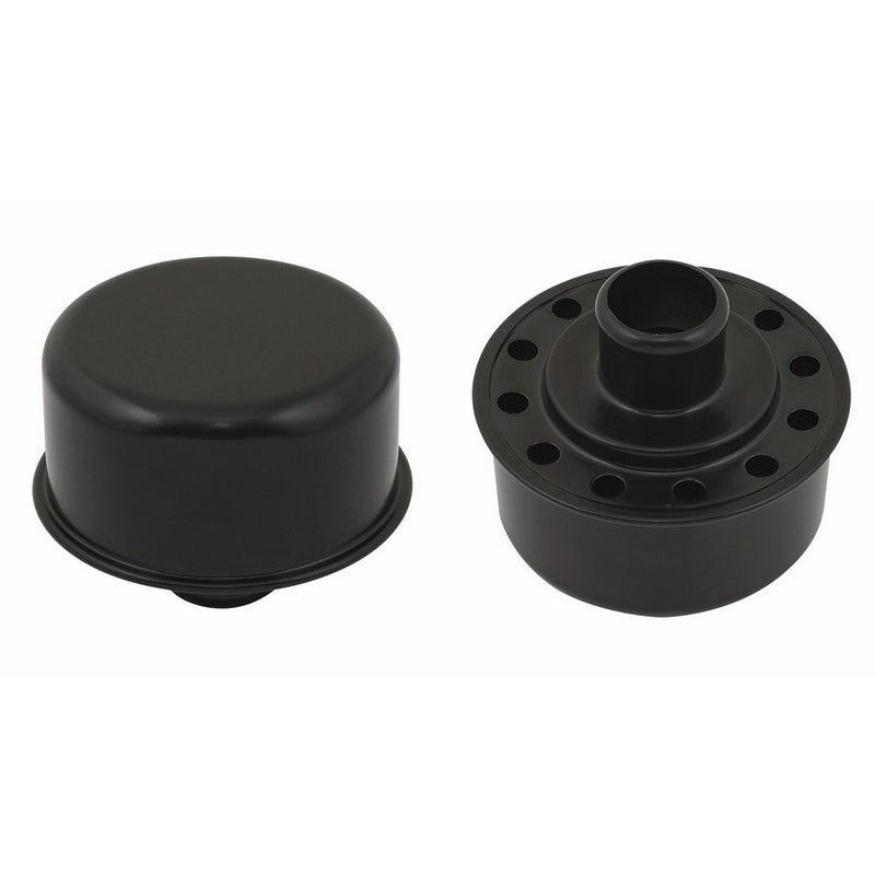 Mr. Gasket 9810BP Flat Black Push-On Style Breather Cover