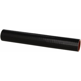 HPS HTST-150-BLK Silicone High Temperature 4-ply Reinforced Tube Coupler Hose, 80 PSI Maximum Pressure, 12" Length, 1-1/2" ID, Black