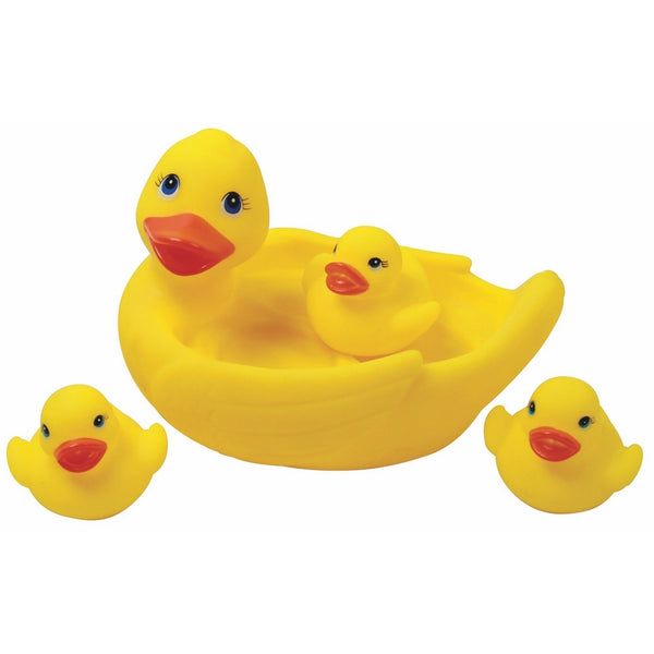 Rubber Duck Family Bath Set (Set of 4) - Floating Bath Tub Toy (Set of 4)