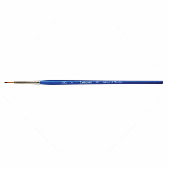 Winsor & Newton Cotman Water Colour Series 111 Short Handle Synthetic Brush - Round #2