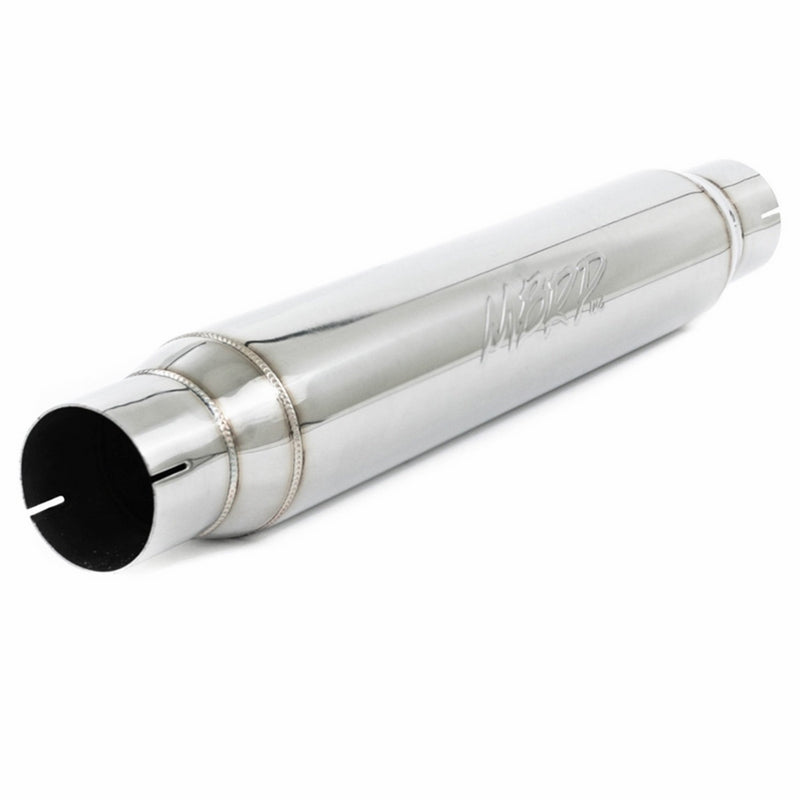 MBRP R1017 3" Inlet/Outlet 22" Body 26" Overall Length T304 Stainless Steel Resonator