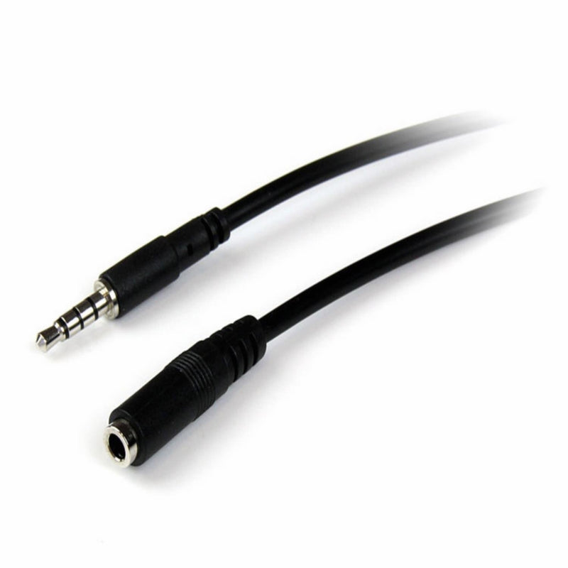 StarTech.com 2m 3.5mm 4 Position TRRS Headset Extension Cable - M/F - audio Extension Cable for iPhone