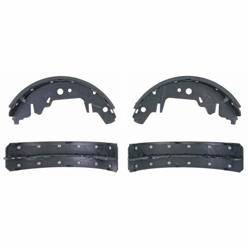 WagnerZ714R Riveted Brake Shoe Set, Rear