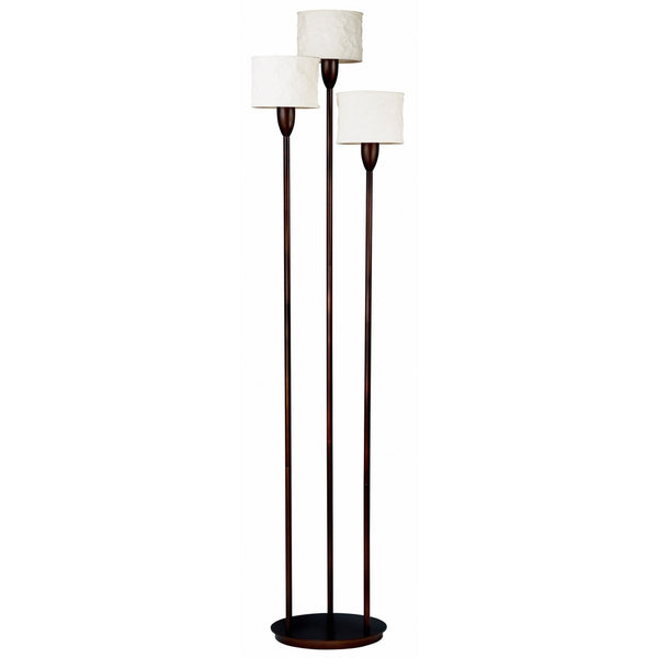 Kenroy Home 30673ORB 3 Light Crush Torchiere, Oil Rubbed Bronze