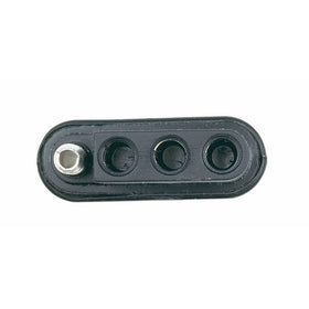 Hopkins 48025 4 Wire Flat Vehicle End Connector with Splice Connectors