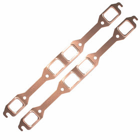 SCE Gasket 4164 1.625" x 1.125" Copper Embossed Exhaust Gasket