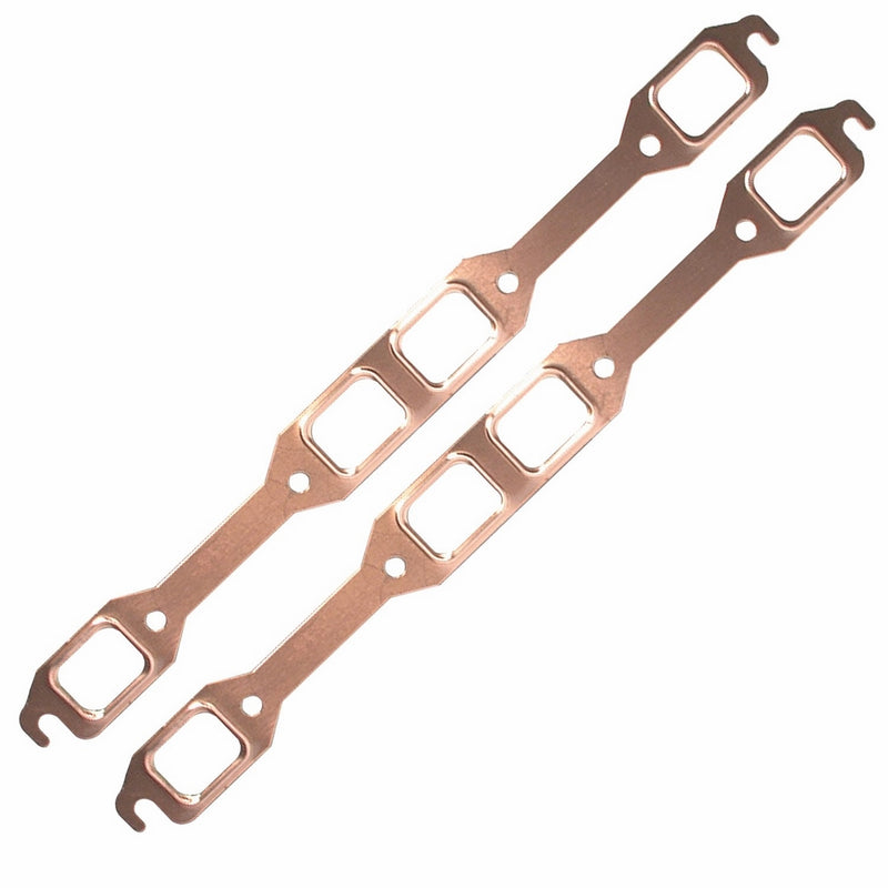 SCE Gasket 4164 1.625" x 1.125" Copper Embossed Exhaust Gasket