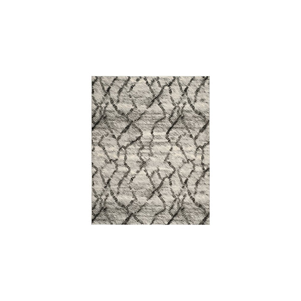 Safavieh Retro Collection RET2144-7990 Light Grey and Black Area Rug, 8 feet by 10 feet (8' x 10')