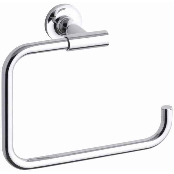 KOHLER K-14441-CP Purist Towel Ring, Polished Chrome