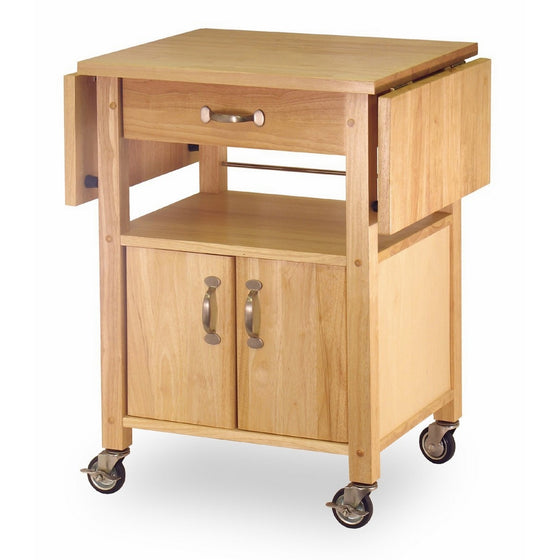 Winsome Wood Drop-Leaf Kitchen Cart