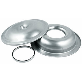 Allstar ALL26094 14" Diameter 5-1/8" Flange Plain Aluminum Carburetor Air Cleaner Kit with 1/2" Spacer