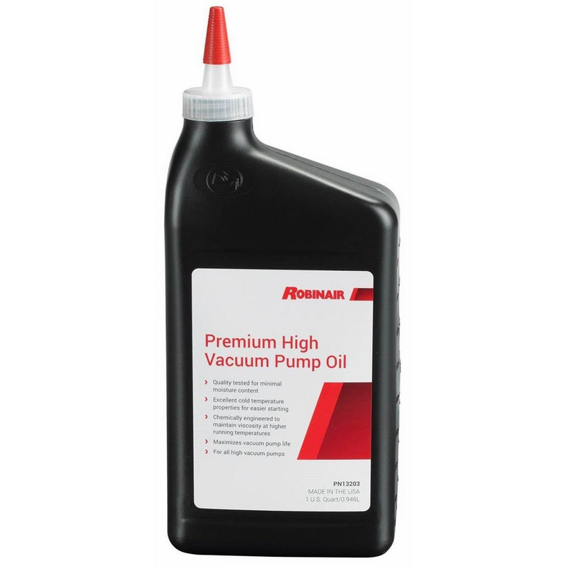 Robinair 13203 Premium High Vacuum Pump Oil - 1 Quart