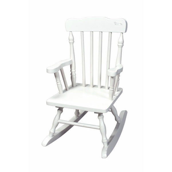 Gift Mark Child's Colonial Rocking Chair, White