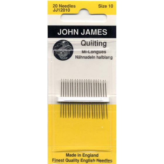 Colonial Needle Quilting/Betweens Hand Needles-Size 10 20/Pkg