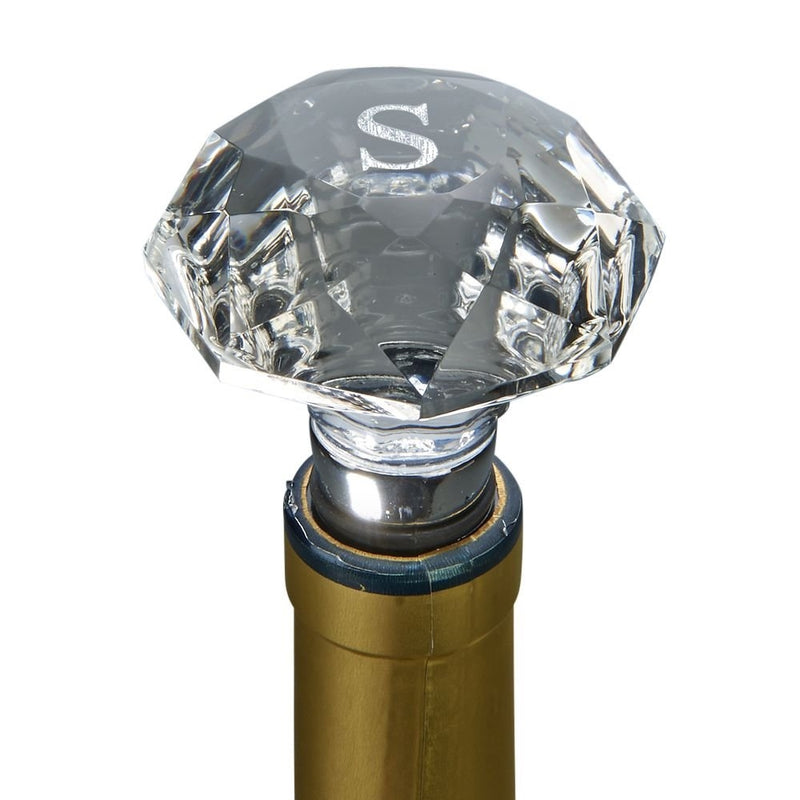 Optic Clear Glass Wine Bottle Stopper