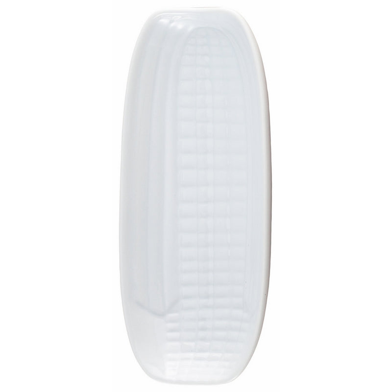 HIC Harold Import Co. HIC Corn Dish, Fine White Porcelain, 9.5-Inches x 4.25-Inches