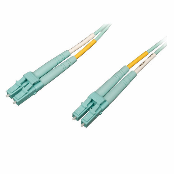 Tripp Lite 10Gb/100Gb Duplex Multimode 50/125 OM4 LSZH Fiber Patch Cable (LC/LC) - Aqua, 5M (16-ft.)(N820-05M-OM4)