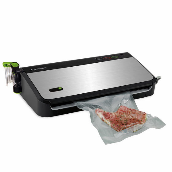 FoodSaver Vacuum Sealer FM24350ECR System with Bonus Handheld Sealer and Starter Kit, Silver