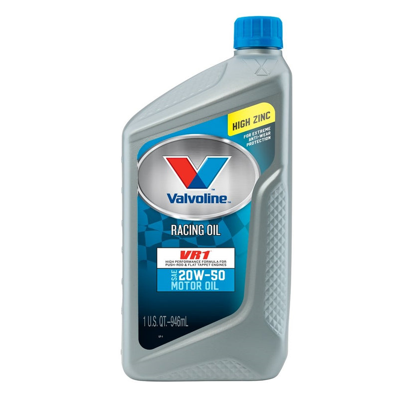 Valvoline 20W-50 VR1 Racing Motor Oil - 1qt (Case of 6) (822347-6PK)