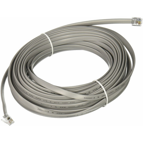 C2G/Cables to Go 08115 RJ12 6P6C Straight Modular Cable (50 Feet)