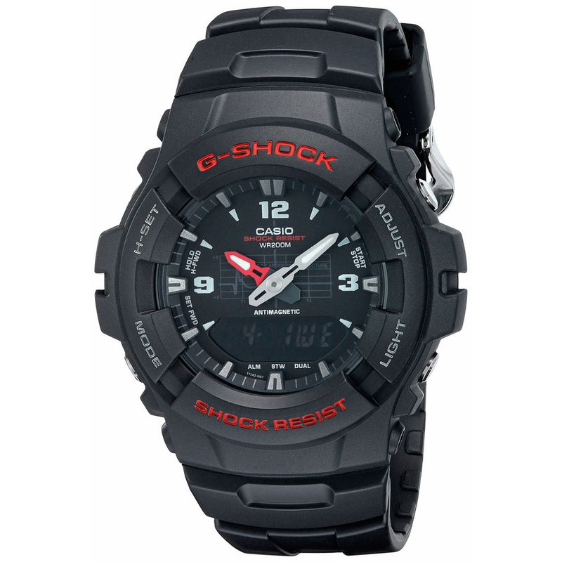 G-Shock G100-1BV Men's Black Resin Sport Watch