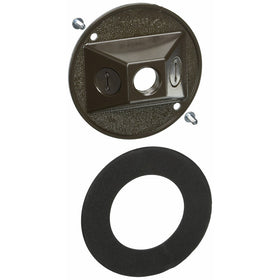 Hubbell Bell 5197-2Hubbell-Bell Weatherproof Lampholder Cover, Bronze, 1.094" x 4.125" x 4.125"